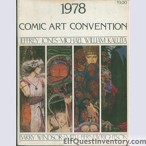 Comic Art Convention Program
