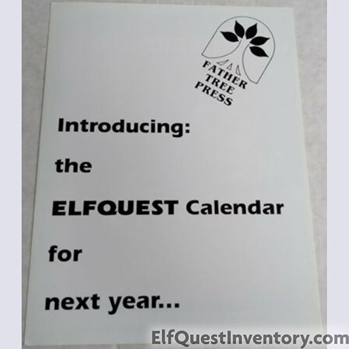 1990 Elfquest Calendar Catalog