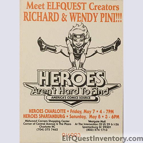 Heroes Convention collectors card
