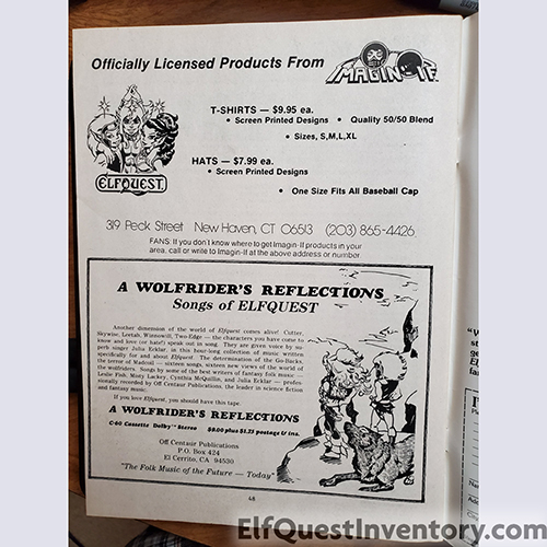 A Wolfrider's Reflections Songs of ElfQuest