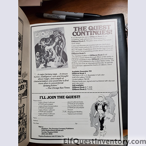Starblaze Donning book Three Ad