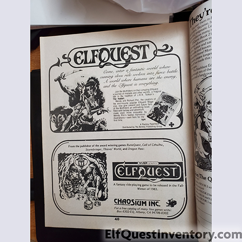 Journey to Sorrows End novel ad