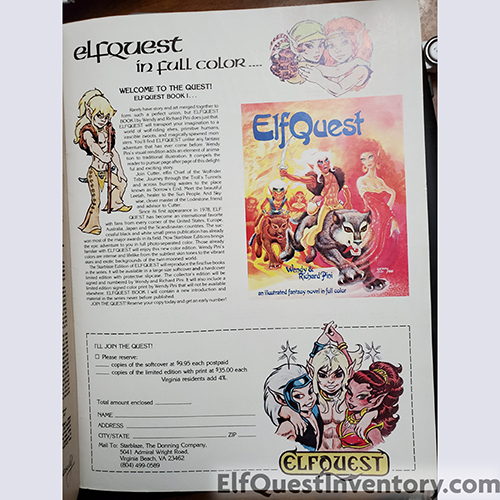 Starblaze Donning book One color Ad