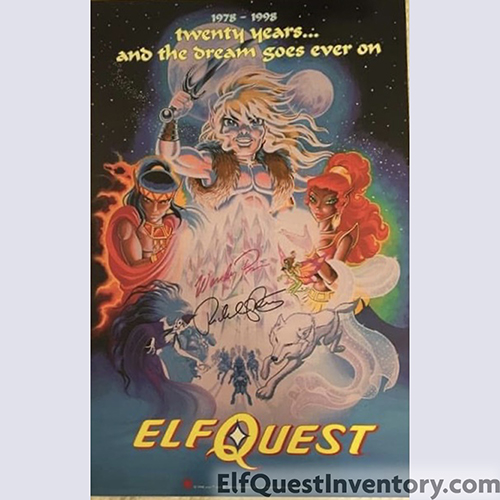 Elfquest 20 Year Signed Poster