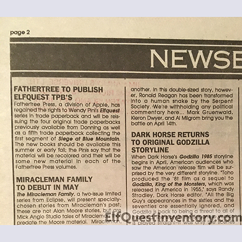 Comic Shop News
