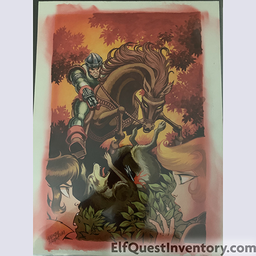 Original Art - Comic Cover EQ: Hidden Years #14