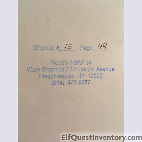 Elfquest Anthology Series page