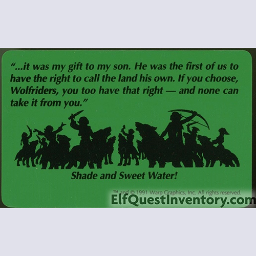 International ElfQuest Fan Club Membership Card