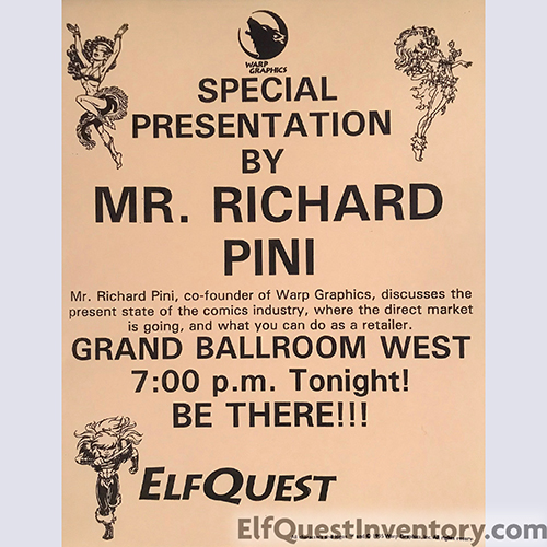 Dragon Con Flier for Presentation by Richard Pini