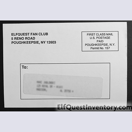 Postcard to Fan Club members