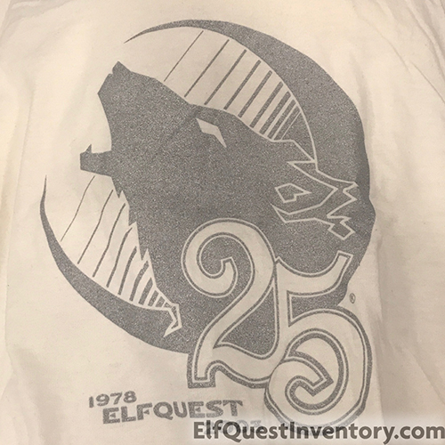 ElfQuest 25th Anniversary Logo Shirt Off White
