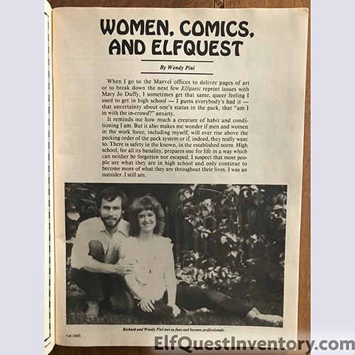 Comics Collector - Fall 1985