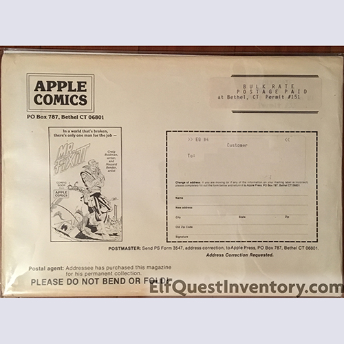 Apple Comics Envelope