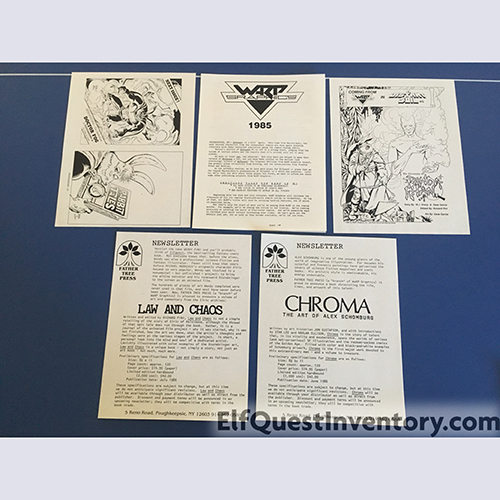 Elfquest Retailer Promo Folder w/ Inserts