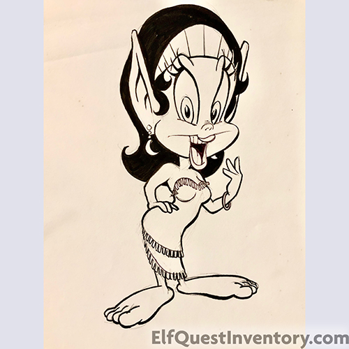 Original sketch early Leetah