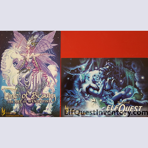 Line of Beauty art promo card