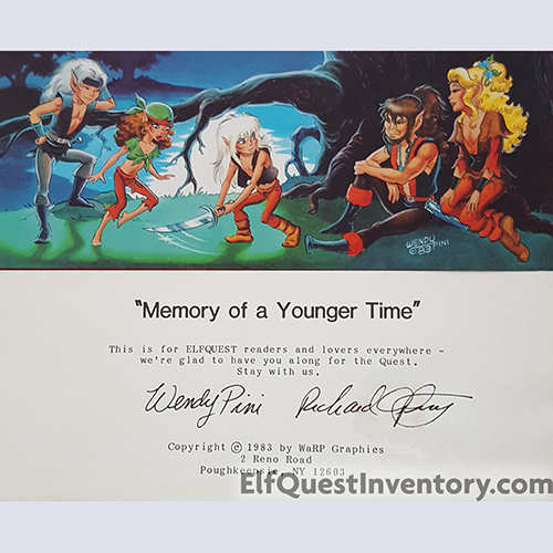 Memory of a Younger time print