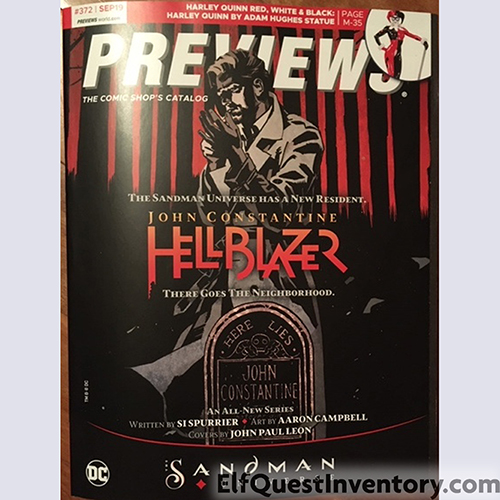 Previews Comic Catalog