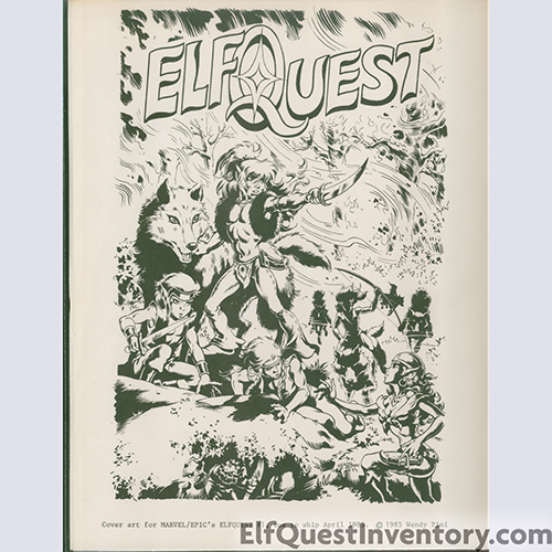 Promotional for Marvel Elfquest
