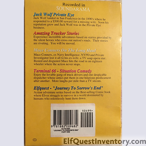 Journey to Sorrow's End Audio Tapes