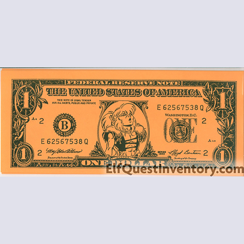 Elfquest Treasure Quest Dollars - Orange