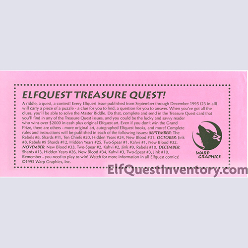 Elfquest Treasure Quest Dollars - Pink