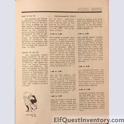 Viking Con Program