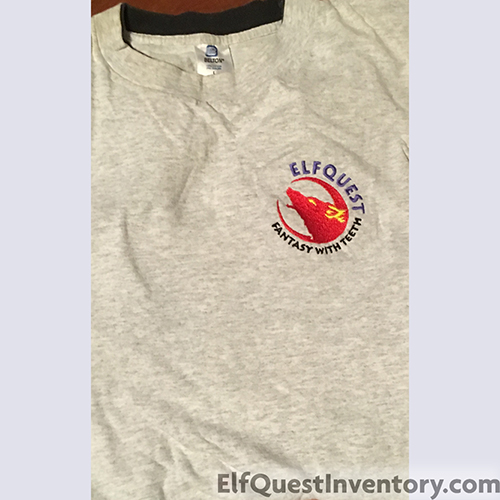 Embroidered Wolf Logo Shirt