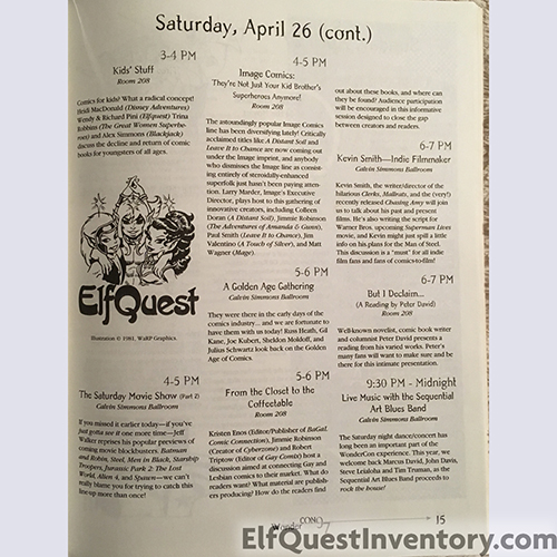 Wondercon Program