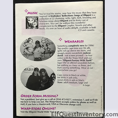 1996 Warp Graphics Catalog