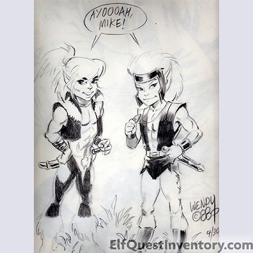 Cutter and Skywise sketch