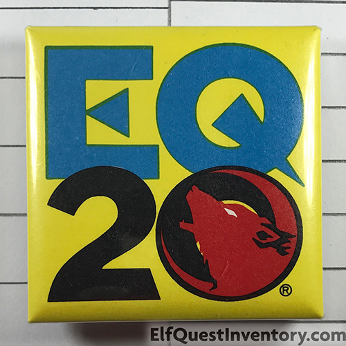20th Anniversary Square Button