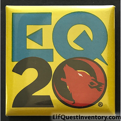20th Anniversary Square Button