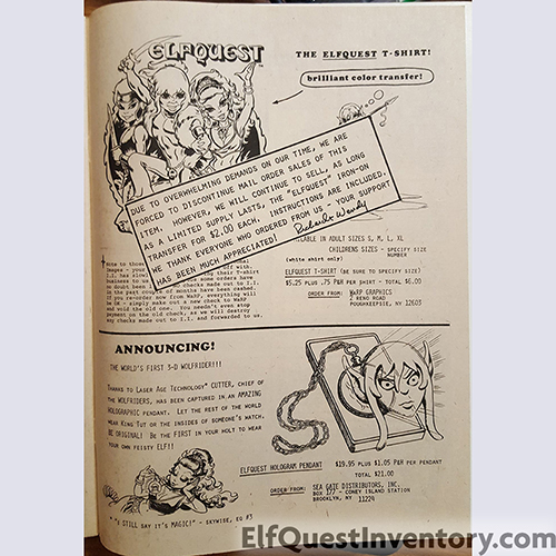 ElfQuest Iron On