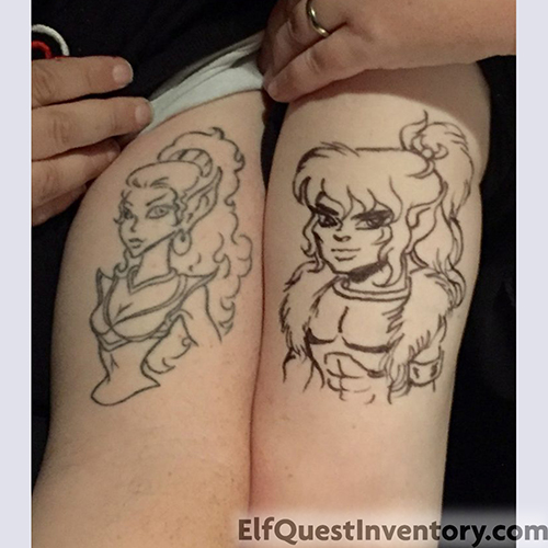 Leetah and Cutter Tattoos