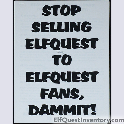 Stop Selling ElfQuest to ElfQuest Fans, Dammit!