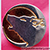 Gold and Silver Warp graphics logo pin