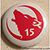 15th Anniversary Button