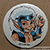 Skywise hand painted button/pin