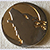 WaRP Graphics Gold Wolf Logo Round Pin